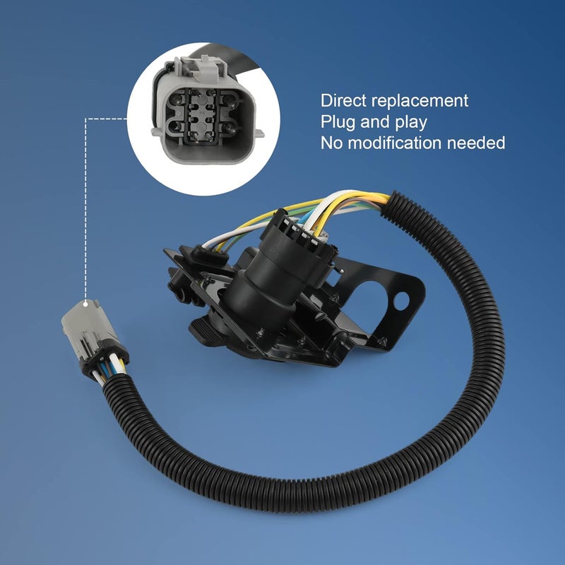 DICMIC 4 & 7 Pin Trailer Tow Wiring Harness Plug Compatible with 1999-2001 Ford F250 F350 Super Duty Replace# ‎YC3Z-13A576-CA - Image 5